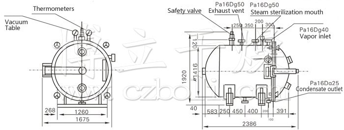 Round Static Vacuum Dryer